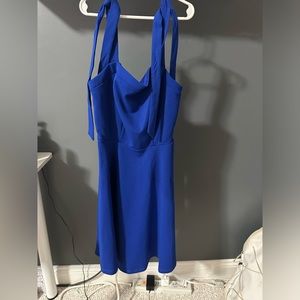 francesca’s blue dress